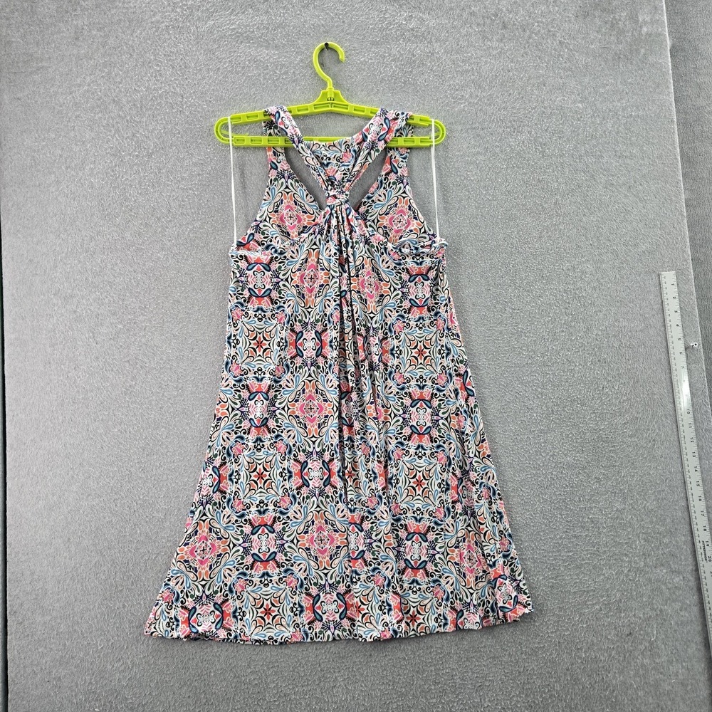 Cynthia Rowley Women Dress  L Multicolor Geometric Body Contour Halter Pullover - Picture 8 of 9